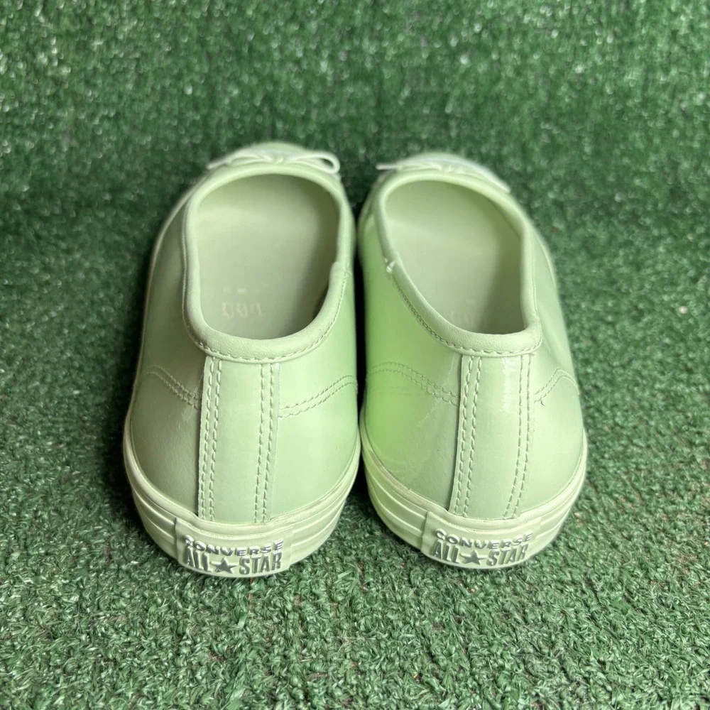 NEW Converse All Star Dainty Patent Leather Ballerina Flat Mint Green Womens 10